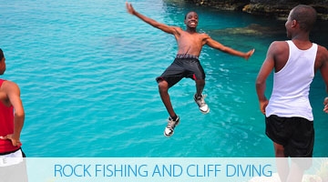 Rock Fishing and Cliff Diving - Bermuda Explorer
